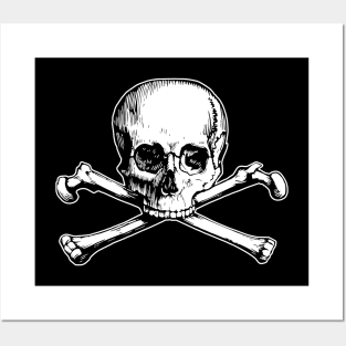 Skull and Crossbones Posters and Art